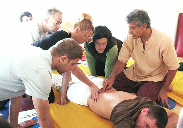 Bob Haddad teaching Thai Massage